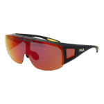 Fila Monoscheibe Sonnenbrille SFI126 99U28Z in Schwarz – 45° Seitenansicht