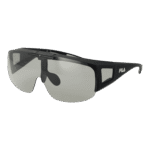 Fila Monoscheibe Sonnenbrille SFI126 99U28F in Schwarz – 45° Seitenansicht