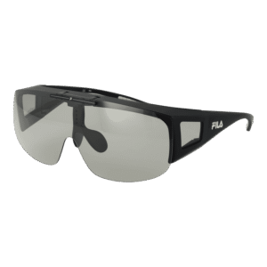 Fila Monoscheibe Sonnenbrille SFI126 99U28F in Schwarz – 45° Seitenansicht