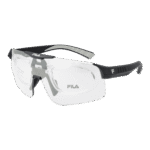 Fila Monoscheibe Sonnenbrille SFI127 99R43X in Schwarz – 45° Seitenansicht