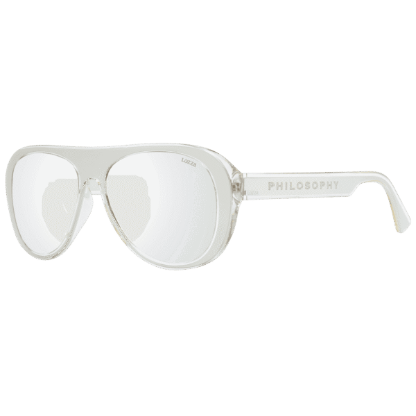 Lozza Pilotenbrille Sonnenbrille SL4255V 56880X in Silber – 45° Seitenansicht
