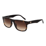 Fila Quadrat Sonnenbrille SFI208 560722 in Braun – 45° Seitenansicht