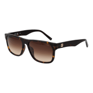 Fila Quadrat Sonnenbrille SFI208 560722 in Braun – 45° Seitenansicht