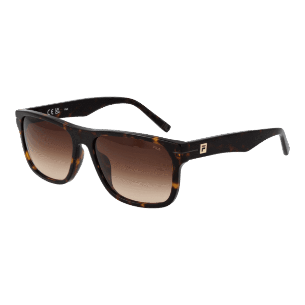 Fila Quadrat Sonnenbrille SFI208 560722 in Braun – 45° Seitenansicht