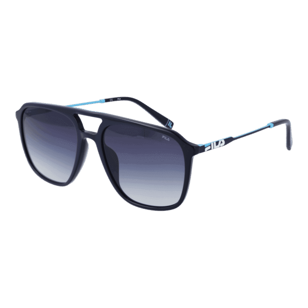 Fila Pilotenbrille Sonnenbrille SFI215 560821 in Schwarz – 45° Seitenansicht