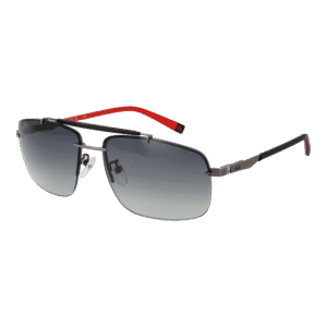 Fila Rechteck Sonnenbrille SFI210 610568 in Gunmetal – 45° Seitenansicht