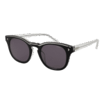 Lozza Panto Sonnenbrille SL4303 4809W1 in Schwarz – 45° Seitenansicht
