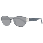 Sting Rechteck Sonnenbrille SST442 580301 in Schwarz – 45° Seitenansicht