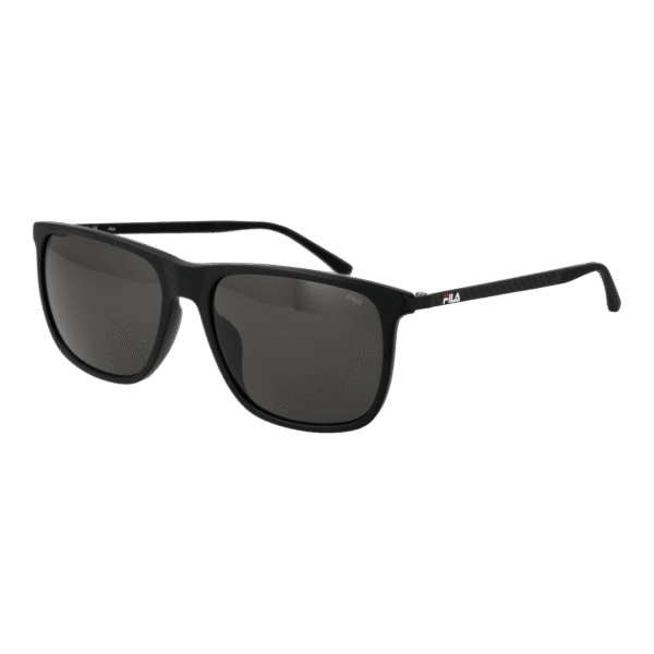 Fila Quadrat Sonnenbrille SFI299 570703 in Schwarz – 45° Seitenansicht