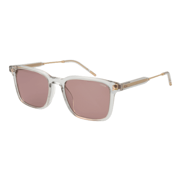 Lozza Quadrat Sonnenbrille SL4314 5206A7 in Grau – 45° Seitenansicht