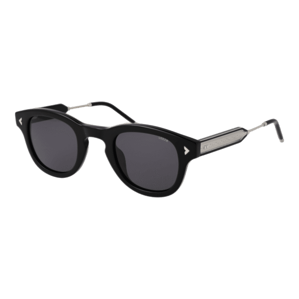 Lozza Panto Sonnenbrille SL4315 470700 in Schwarz – 45° Seitenansicht