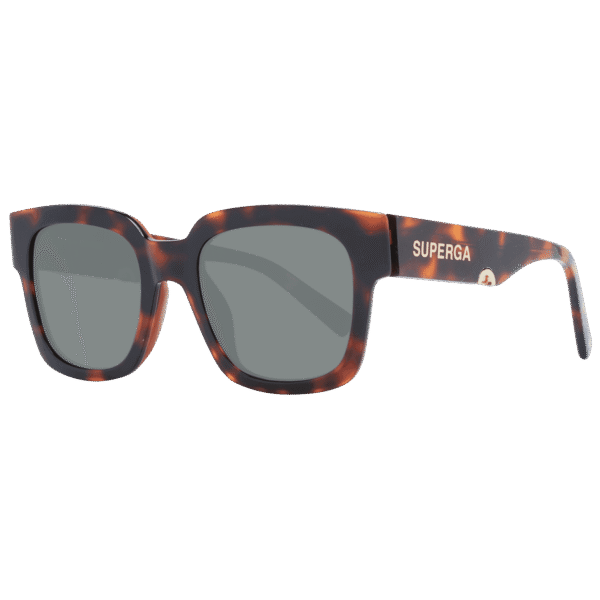 Sting Quadrat Sonnenbrille SST459 5202BL in Braun – 45° Seitenansicht