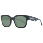 Sting Quadrat Sonnenbrille SST459 520700 in Schwarz – 45° Seitenansicht