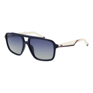 Fila Pilotenbrille Sonnenbrille SFI460 57D82P in Blau – 45° Seitenansicht
