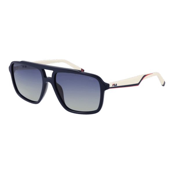 Fila Pilotenbrille Sonnenbrille SFI460 57D82P in Blau – 45° Seitenansicht