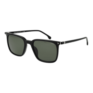 Lozza Quadrat Sonnenbrille SL4320 520700 in Schwarz – 45° Seitenansicht