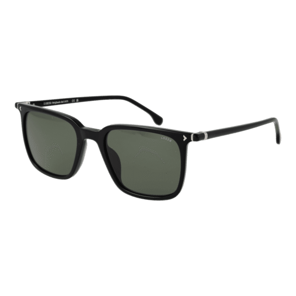 Lozza Quadrat Sonnenbrille SL4320 520700 in Schwarz – 45° Seitenansicht