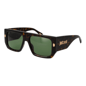 Just Cavalli Quadrat Sonnenbrille SJC022 560722 in Braun – 45° Seitenansicht