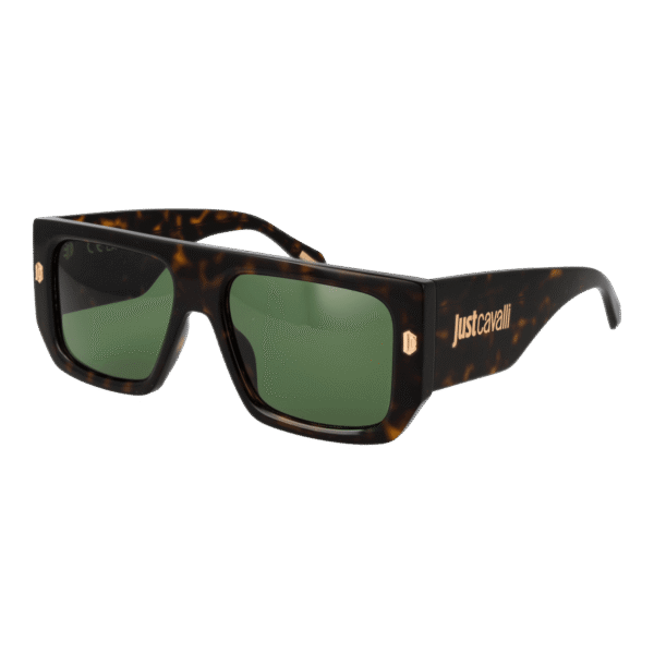 Just Cavalli Quadrat Sonnenbrille SJC022 560722 in Braun – 45° Seitenansicht