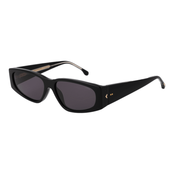 Lozza Rechteck Sonnenbrille SL4316 570700 in Schwarz – 45° Seitenansicht
