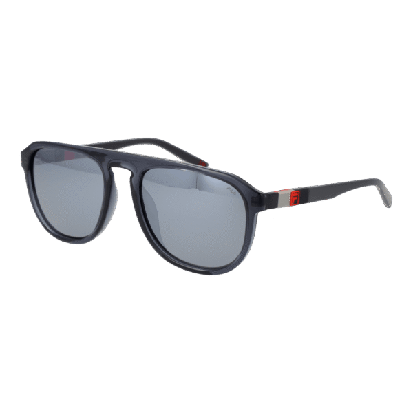 Fila Pilotenbrille Sonnenbrille SFI528 563GUP in Grau – 45° Seitenansicht