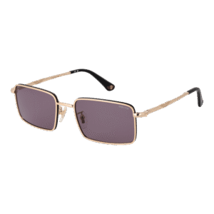 Police Rechteck Sonnenbrille SPLL85 540302 in Gold – 45° Seitenansicht