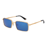 Police Quadrat Sonnenbrille SPLL85 54249B in Gold – 45° Seitenansicht