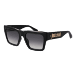 Just Cavalli Quadrat Sonnenbrille SJC038 540Z42 in Schwarz – 45° Seitenansicht