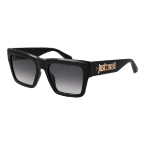 Just Cavalli Quadrat Sonnenbrille SJC038 540Z42 in Schwarz – 45° Seitenansicht