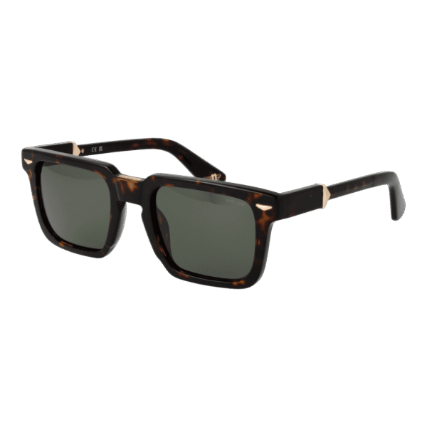 Police Quadrat Sonnenbrille SPLL88 520722 in Braun – 45° Seitenansicht