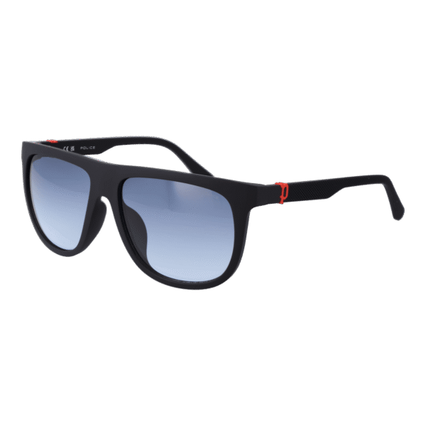 Police Panto Sonnenbrille SPLN33 590V14 in Schwarz – 45° Seitenansicht