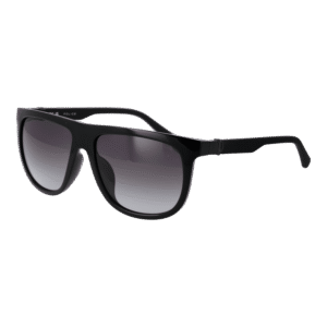 Police Quadrat Sonnenbrille SPLN33 590Z42 in Schwarz – 45° Seitenansicht