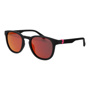 Police Panto Sonnenbrille SPLF60 53U28X in Schwarz – 45° Seitenansicht