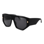 Just Cavalli Geometric Sonnenbrille SJC097V580700 in Schwarz – 45° Seitenansicht