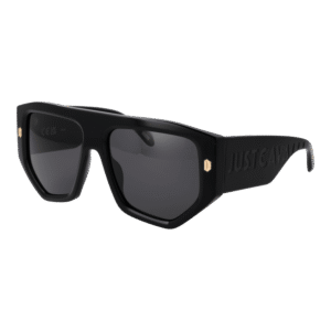 Just Cavalli Geometric Sonnenbrille SJC097V580700 in Schwarz – 45° Seitenansicht