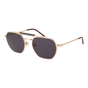 Lozza Geometric Sonnenbrille SL2427 56300Y in Gold – 45° Seitenansicht