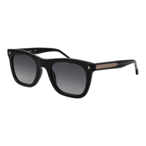 Lozza Quadrat Sonnenbrille SL4359 54700Y in Schwarz – 45° Seitenansicht