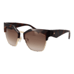 Police Quadrat Sonnenbrille SPLN59 5601AY in Braun – 45° Seitenansicht