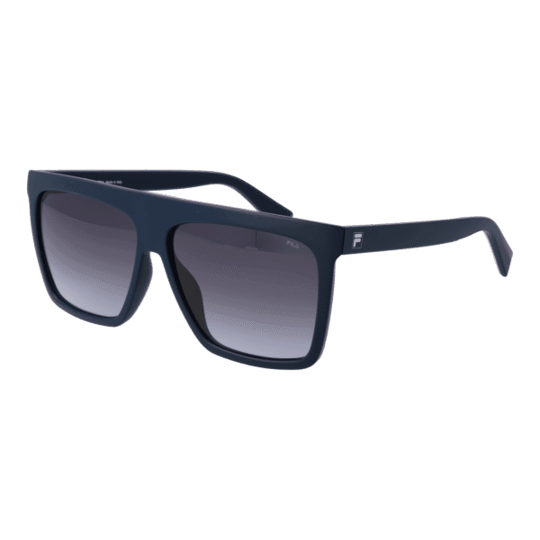 Fila Sonnenbrille SFI834 6006QS – 45° Seitenansicht Fila Quadrat Sonnenbrille SFI834 6006QS in Blau – 45° Seitenansicht