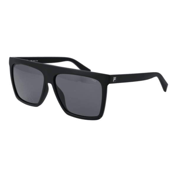 Fila Quadrat Sonnenbrille SFI834 600U28 in Schwarz – 45° Seitenansicht