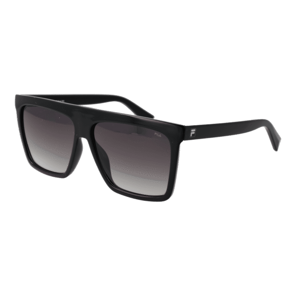 Fila Sonnenbrille SFI834 600Z42 – 45° Seitenansicht Fila Quadrat Sonnenbrille SFI834 600Z42 in Schwarz – 45° Seitenansicht