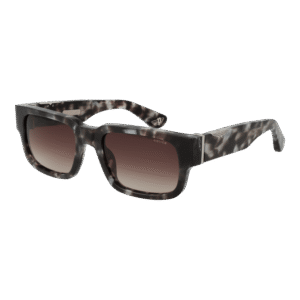 Police Quadrat Sonnenbrille SPLP24 5407MR in Grau – 45° Seitenansicht
