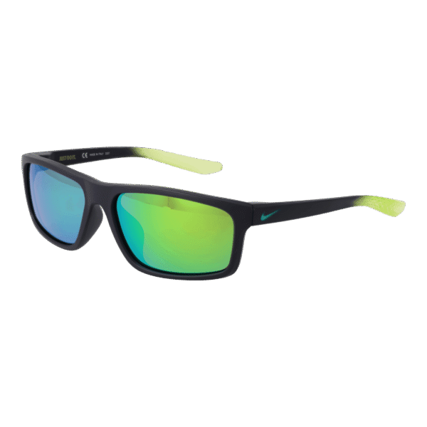 Nike Rechteck Sonnenbrille CW4654 59015 in Schwarz – 45° Seitenansicht
