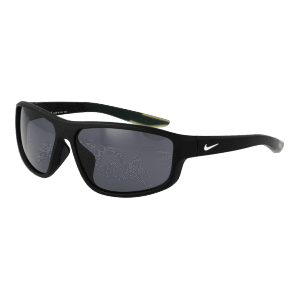 Nike Rechteck Sonnenbrille DJ0805 62010 in Schwarz – 45° Seitenansicht