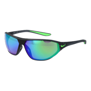 Nike Rechteck Sonnenbrille DQ0993 65021 in Grau – 45° Seitenansicht