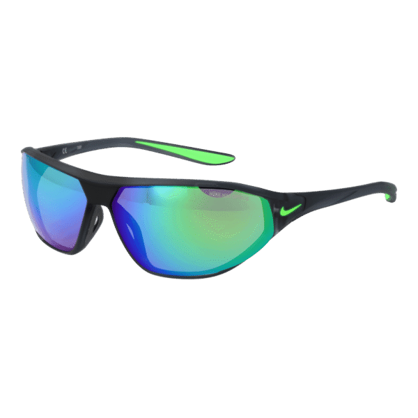 Nike Sonnenbrille DQ0993 65021 – 45° Seitenansicht Nike Rechteck Sonnenbrille DQ0993 65021 in Grau – 45° Seitenansicht