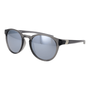 Nike Rund Sonnenbrille NKDZ7371 49021 in Silber – 45° Seitenansicht