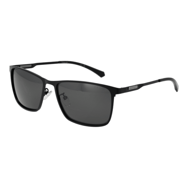 Polaroid Rechteck Sonnenbrille PLD 2159/G/S/X 58003M9 in Schwarz – 45° Seitenansicht