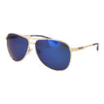 Polaroid Pilotenbrille Sonnenbrille PLD 2160/G/S/X 62J5G5X in Gold – 45° Seitenansicht