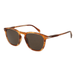 David Beckham Rechteck Sonnenbrille DB 1160/S 51EX470 in Braun – 45° Seitenansicht